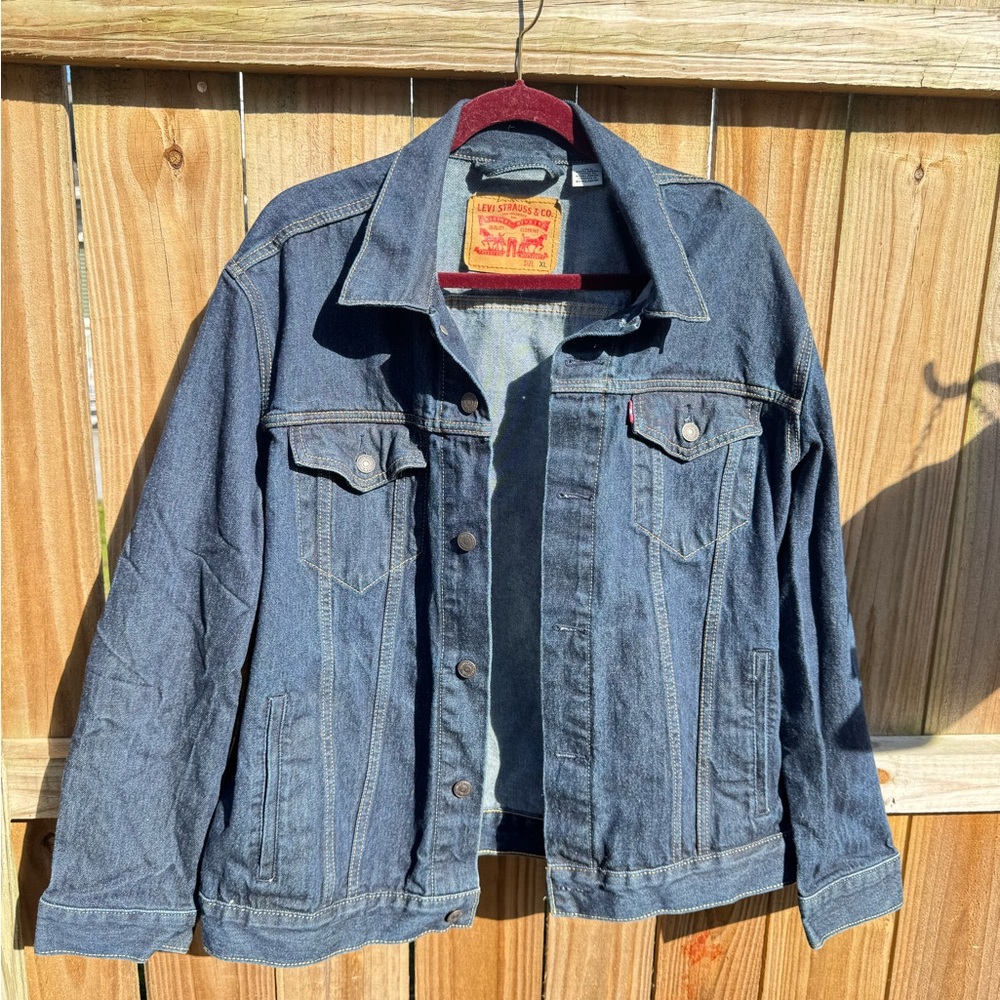 Levi's Men's Dark Blue Denim Jacket